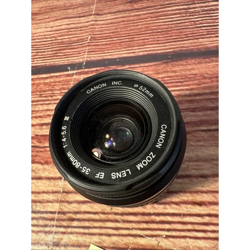 Canon Zoom lens EF 35-80mm f4-5.6 III Lens Canon EF (EOS) DEFECTIVE FOR PARTS